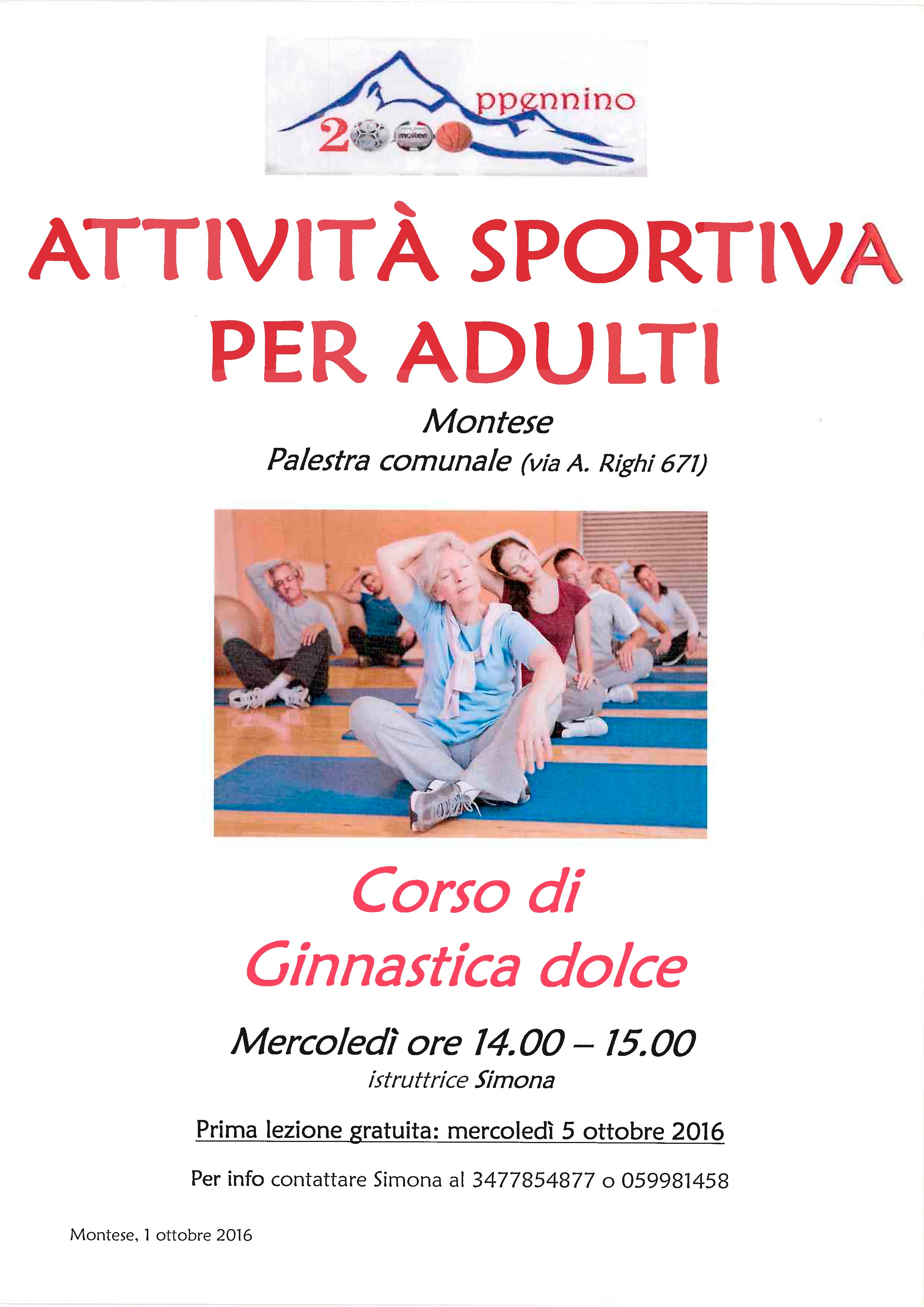 Corso Ginnastica Dolce