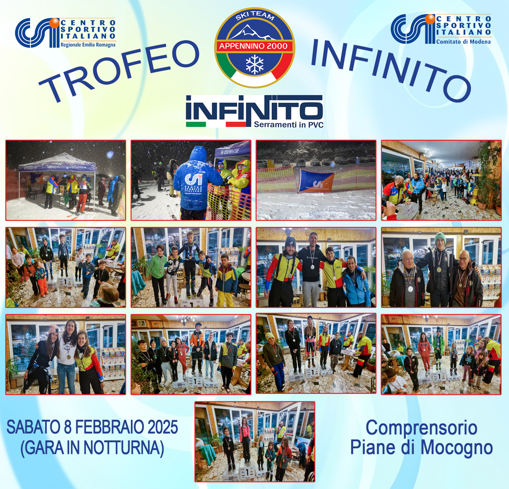 Trofeo Infinito 2025 foto x sito